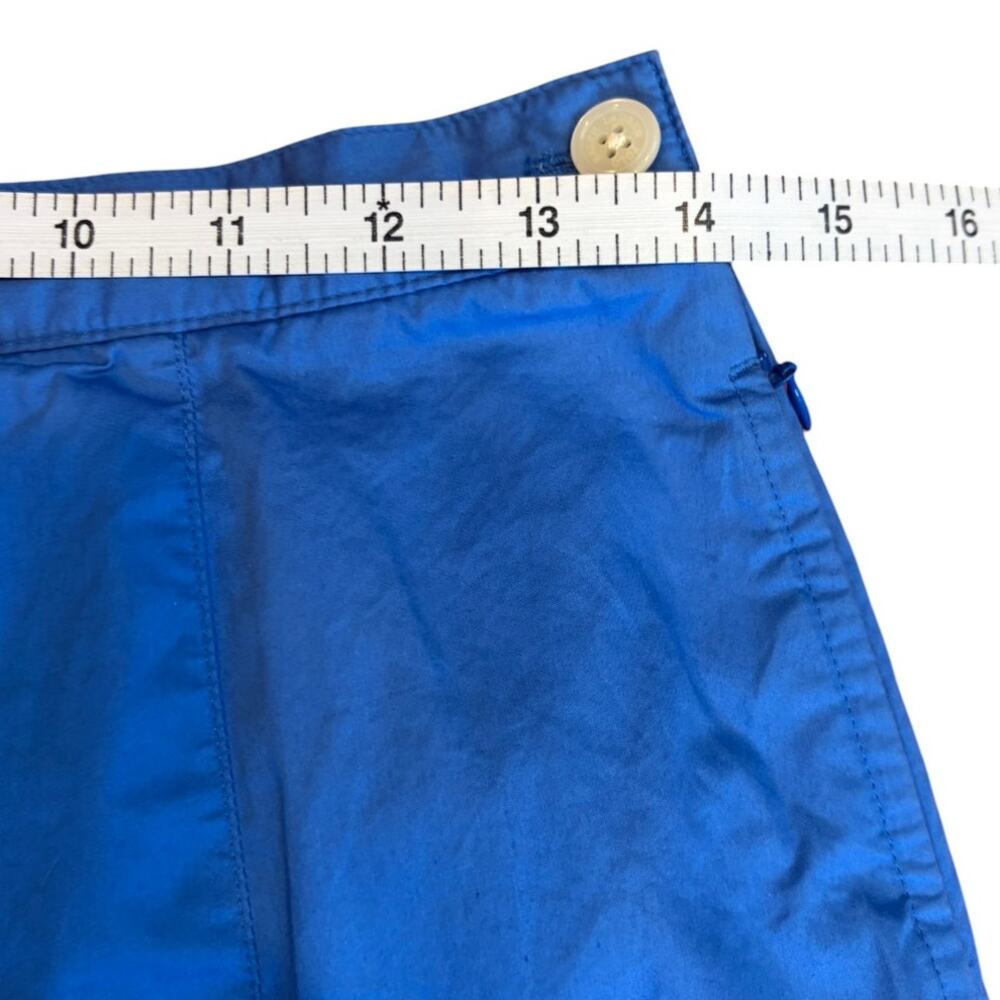 Vintage RALPH LAUREN SPORT Skort Skirt Women's 8 Blue Stretch 100% Cotton Y2K - Picture 4 of 8